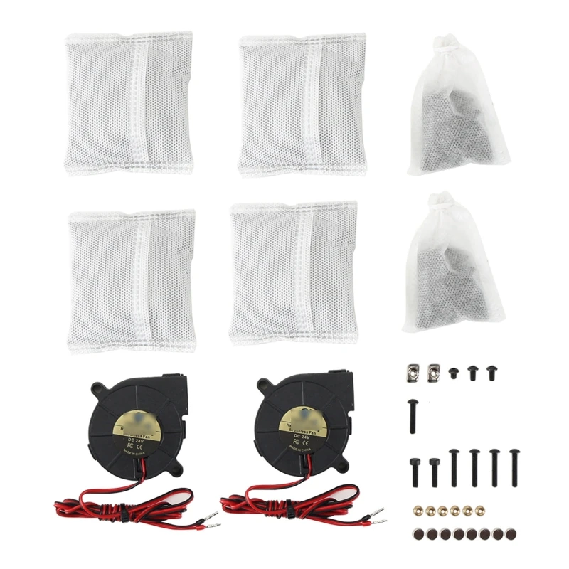 

Запчасти для 3D принтера Voron V2 Trident V0, фильтр с активированным углем для 3D принтера Nevermore V5 DUO, комплект воздуходувок 5015