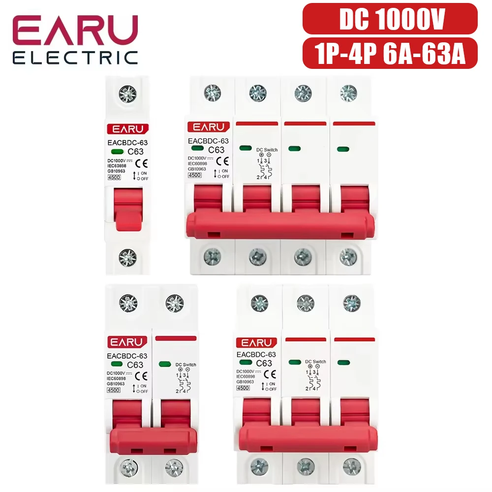 

EARUELECTRIC Мини-автоматы для солнечных систем 6-63A
