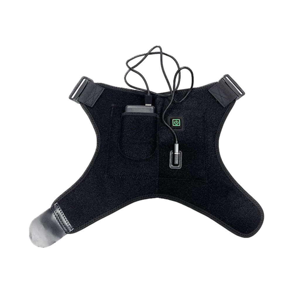 Унисекс поддерживающий плечевой бандаж с подогревом 3 настройки нагрева