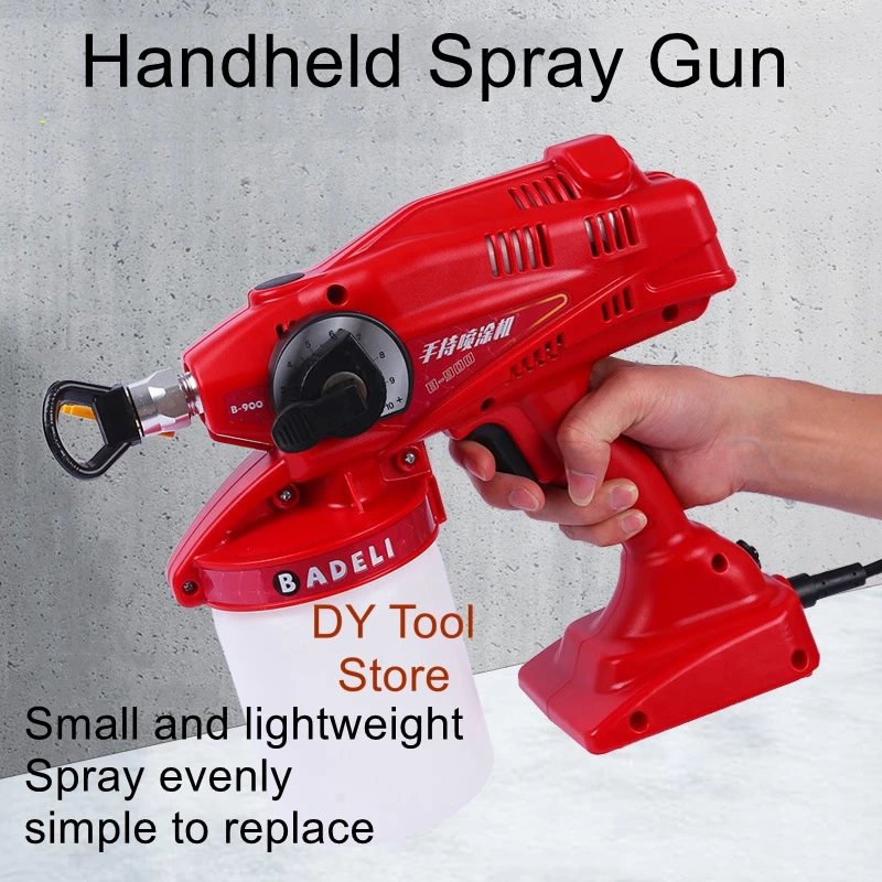 Portable hand-held split sprayer electric high atomization high pressure paint woodworking spray gun