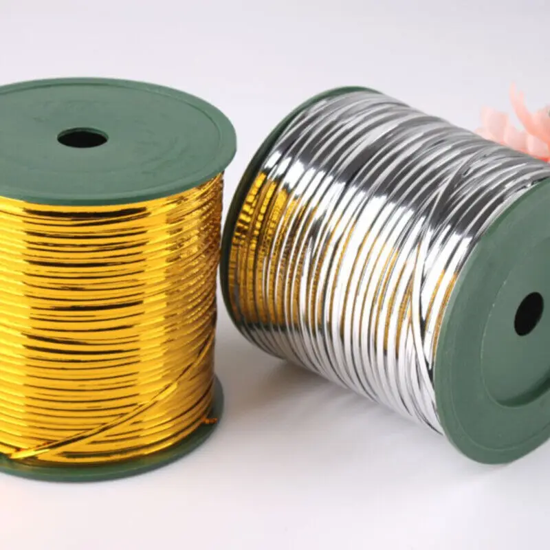 365 м рулонный скручивающий проволочный галстук многоцветная подарочная упаковка