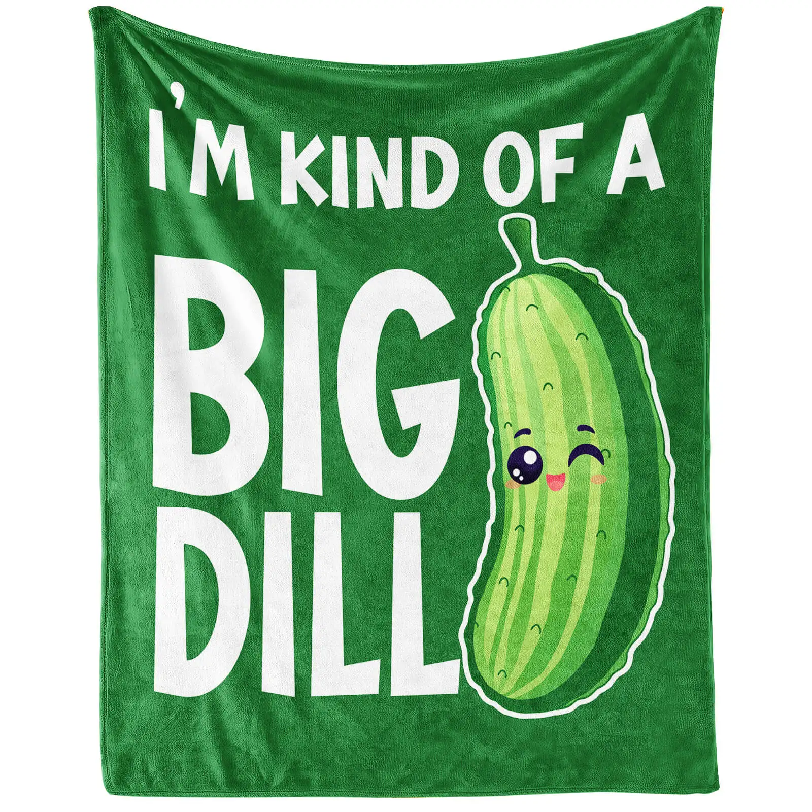 

Pickle Throw Blanket for Boys Girls, Cucumbers Blankets for Take a Nap for Couch Bed Sofa