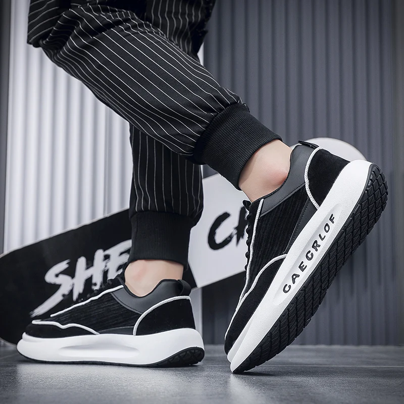 Кроссовки для мужчин теннисная спортивная обувь на шнуровке дышащая сетчатая