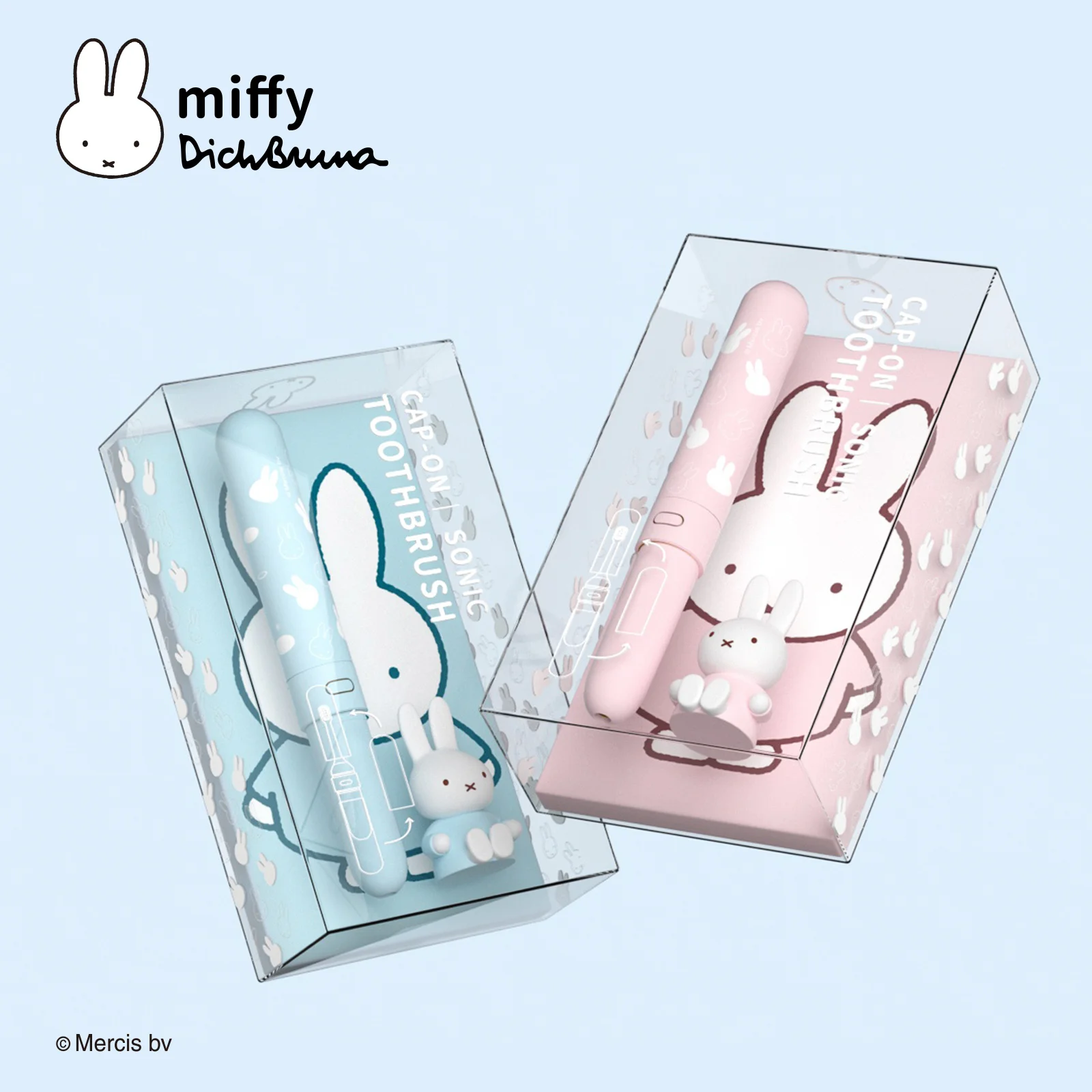 Зубная щетка Miffy с ручкой-колпачком