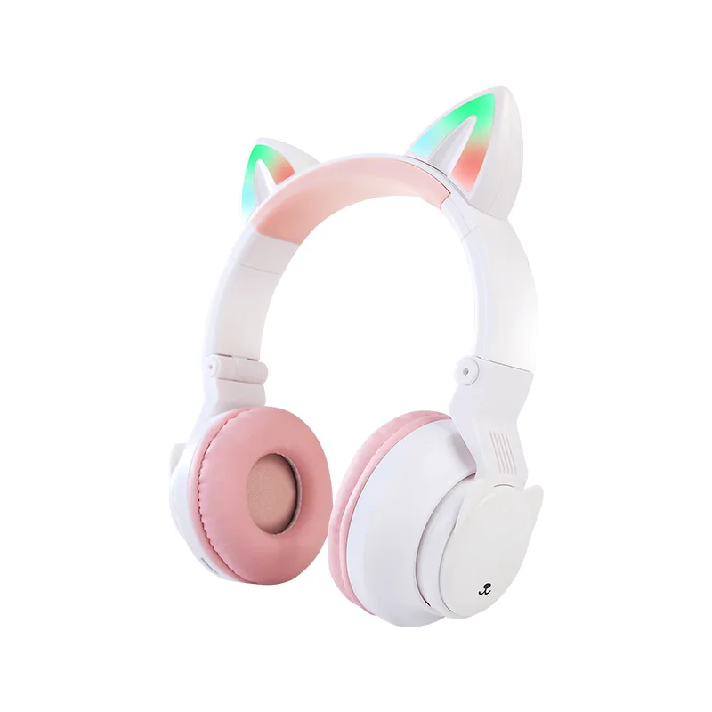 

2022545564448 Bluetooth Earphone foldable card Cat ear earphone manufacturer