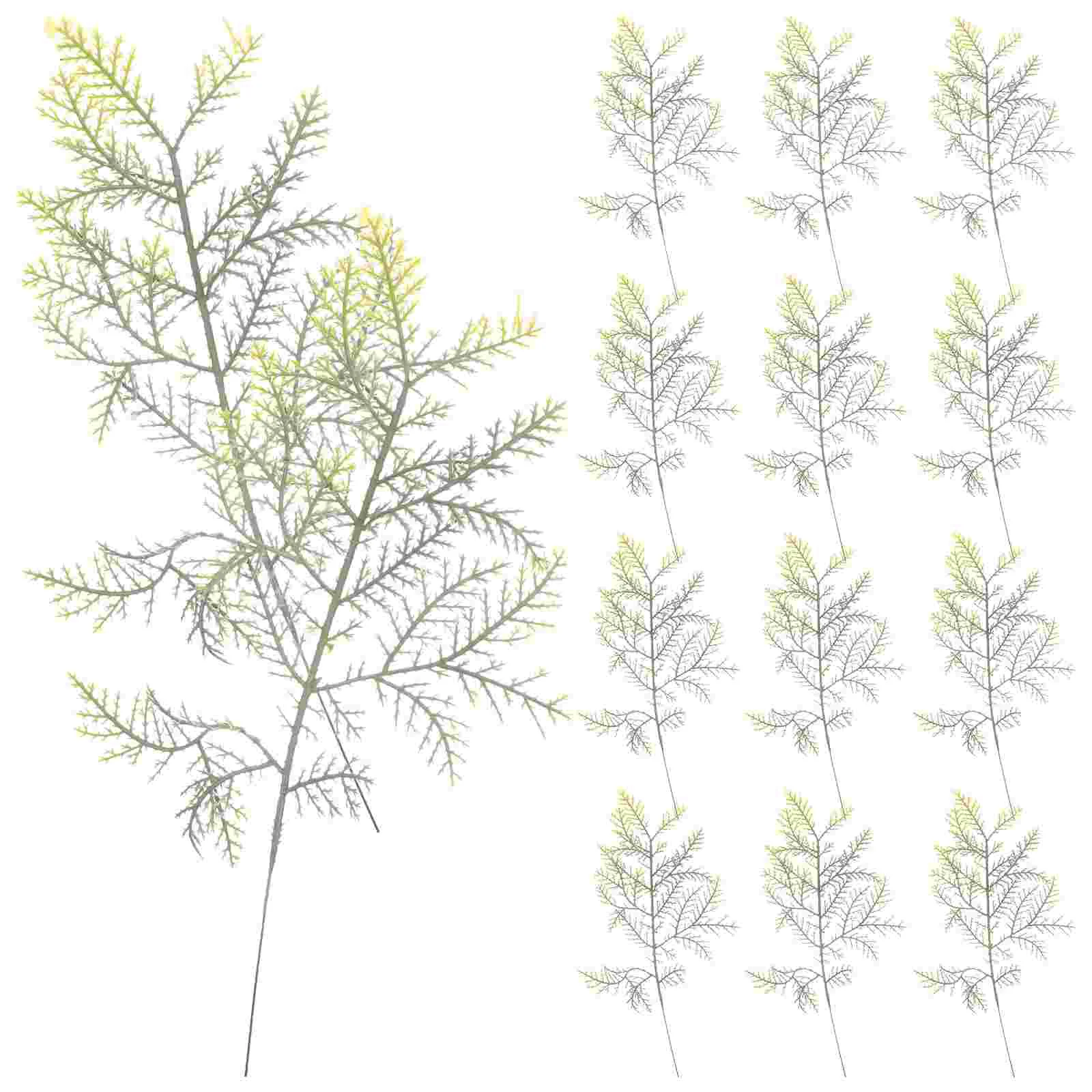 

Pine Picks Fake Branches Christmasartificial Decorative Garland Stems Red Berries Leaves Faux Needlesmall Twigs Arrangement