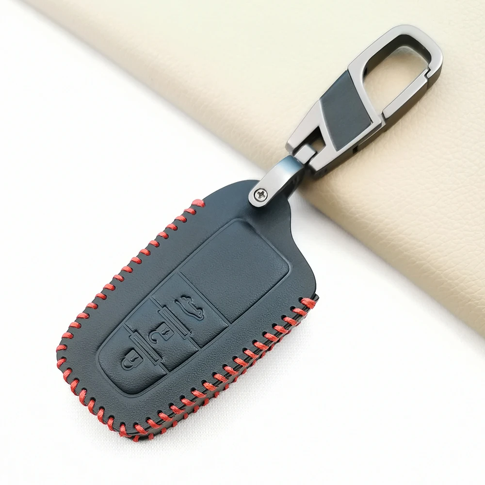 

Модный кожаный чехол для автомобильного ключа, оболочка для Toyota Prius Camry Corolla CHR чехол RAV4 Land Cruiser Prado, аксессуары для ключей