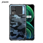 Для Realme 8 Pro чехол Камуфляжный военный ударопрочный армированный слайд-камера защитная задняя крышка для Realme 8 чехол Rzants