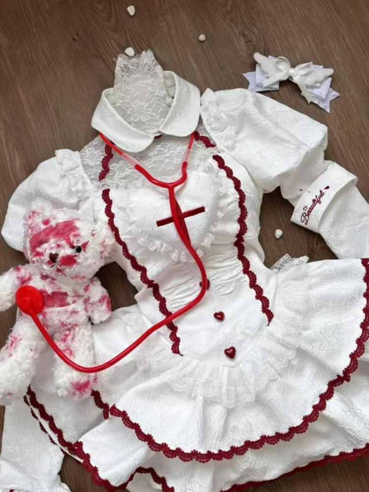 Платье-косплей медсестры из хлопка Sleepy Bunny