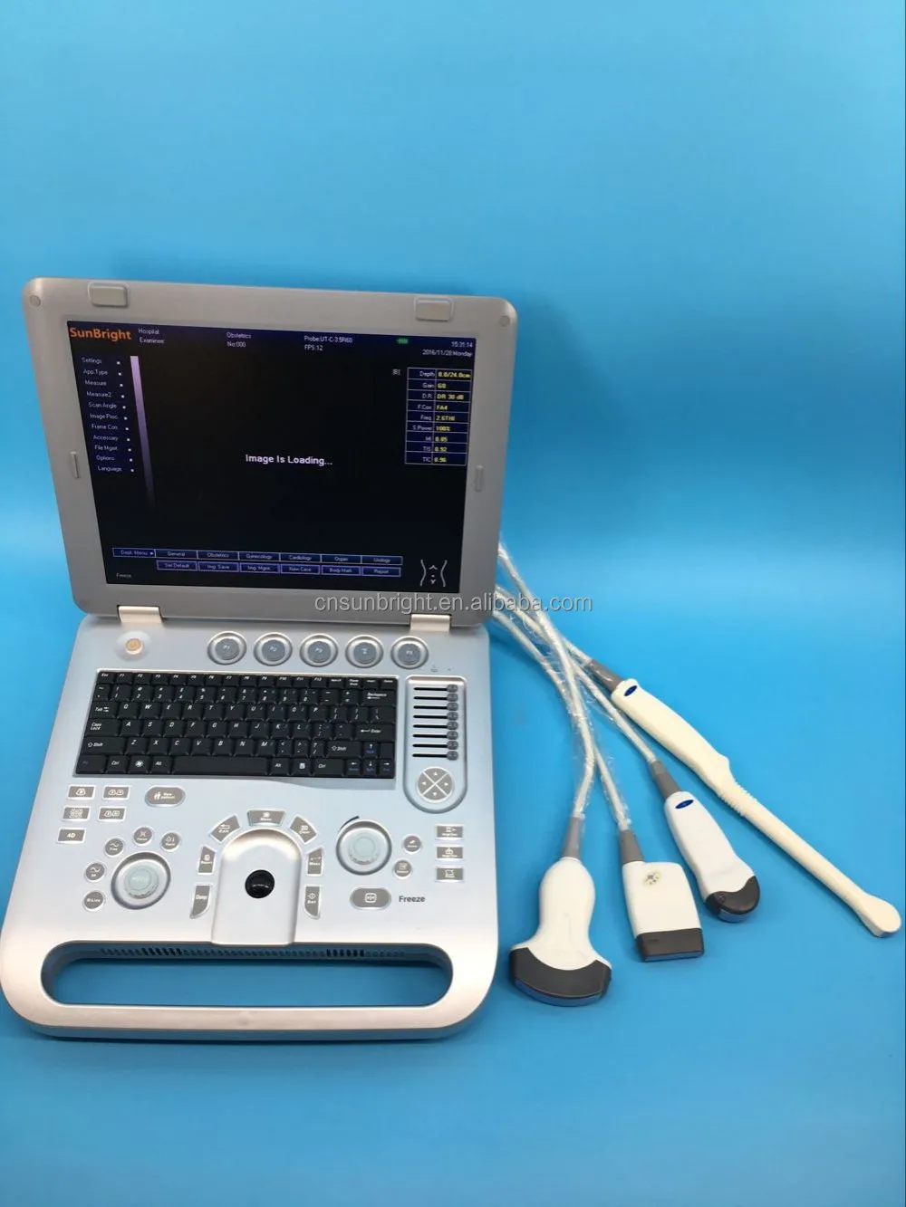 

Cheapest price Laptop Digital 15 inch 2D 3D 4D obstetric gynecology ultrasound medical scanner