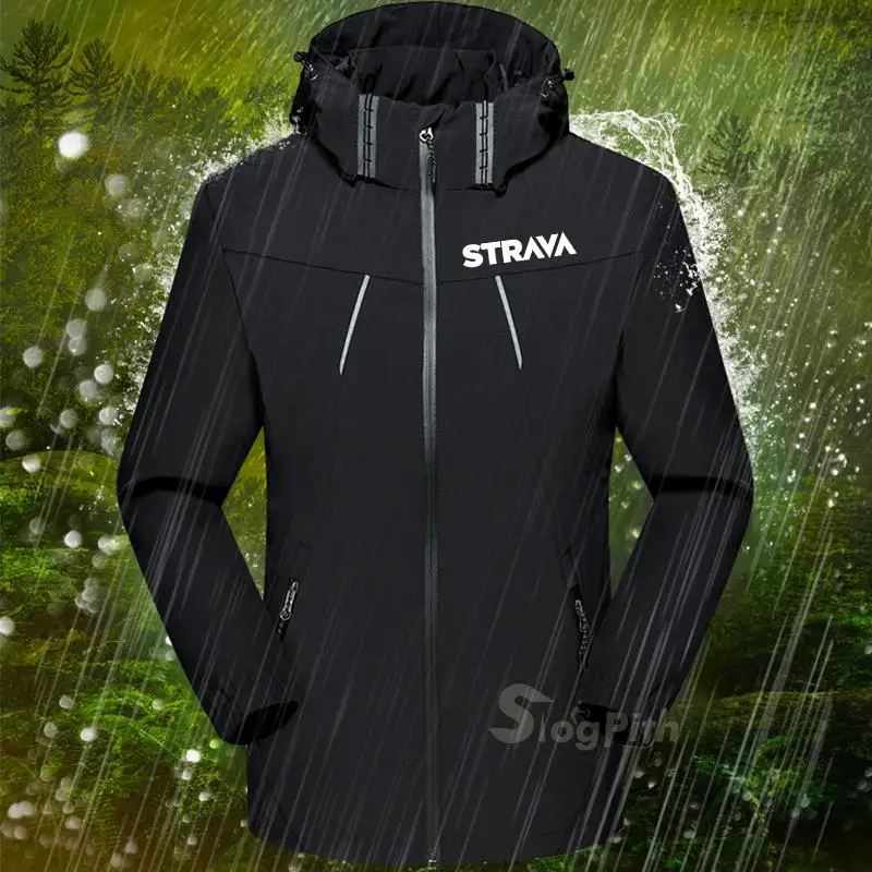 

waterproof bike jacket men hooded short wind cycling jacket