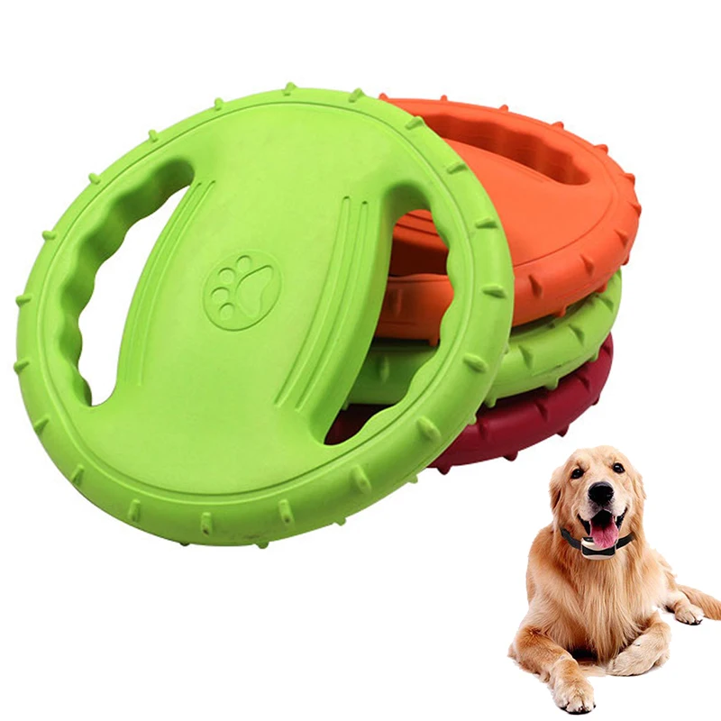 

Dog Toy Ourdoor Training Toy Flying Discs EVA Foam Interactive Toys Flying Saucer Chew Toy Teething Dog Toys Pet Supplies