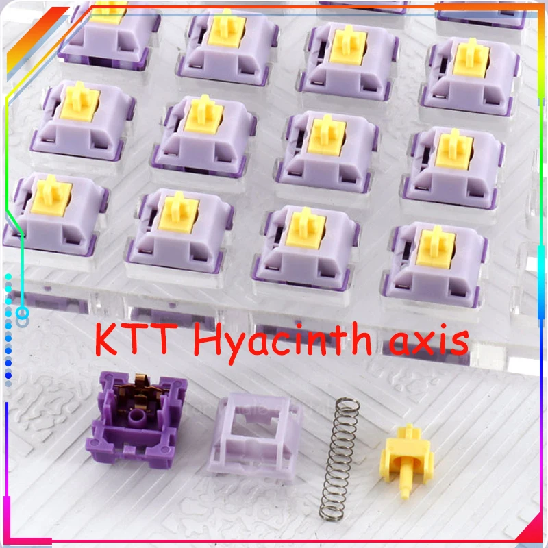 

Ktt Hyacinth Axis 5 Pin Switch Mechanical Gaming Keyboard Mx Structure Linear Axis For Desktop Keydous Keyset Keycap Office