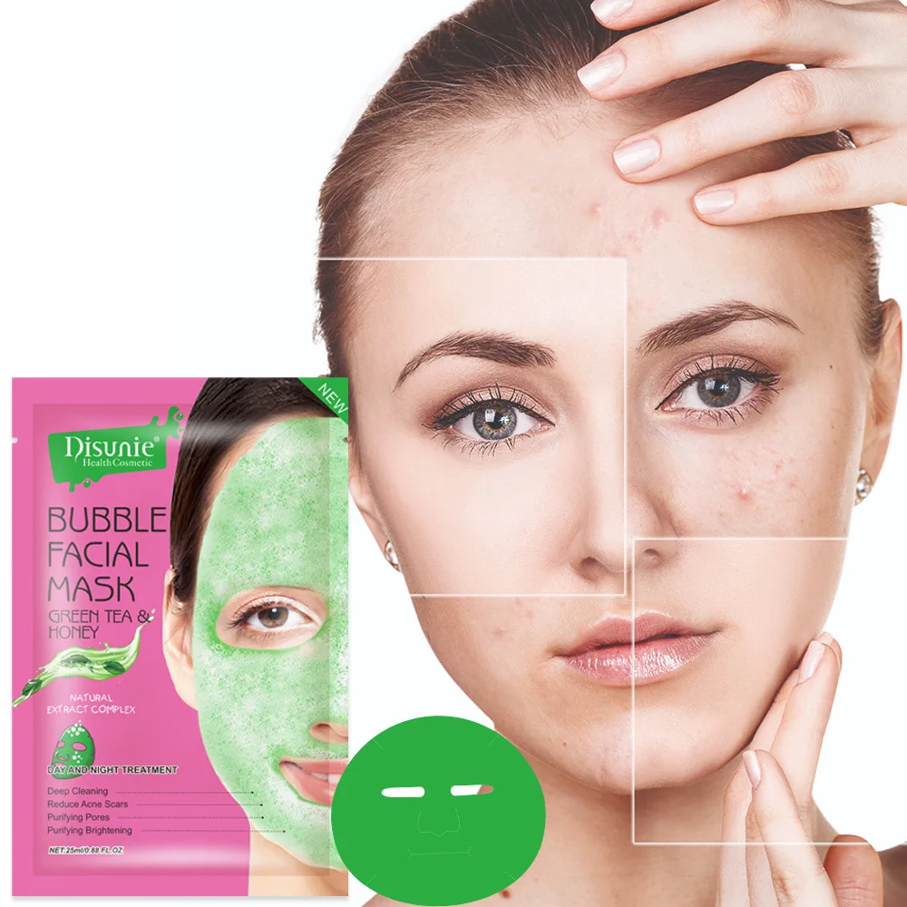 

Cleansing Moisturizing Bubble Facial Mask Anti-Acne Oil Control Facial Patches Anti Aging Wrinkles Remove Whitening Sheet Mask