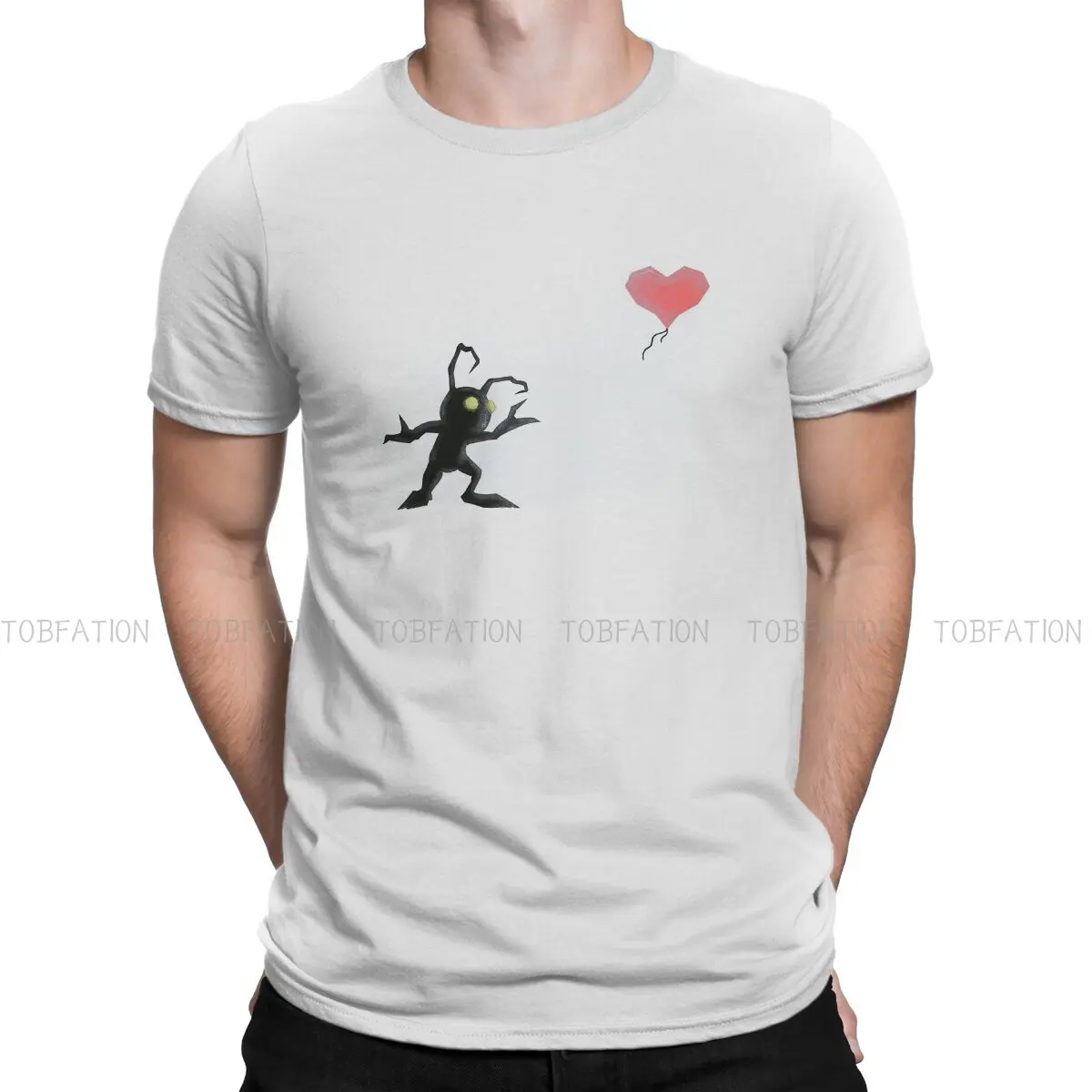 

Футболка Kingdom Hearts с граффити, Мужская одежда, рубашки, хлопковая футболка для мужчин