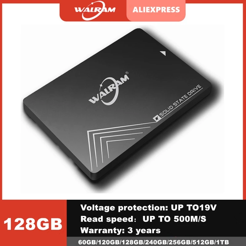Внутренний твердотельный накопитель WALRAM Sata3 ssd 120 ГБ 128 ГБ 240 ГБ 60 Гб 256 ГБ 480 ГБ ТБ Hdd 512 Жесткий Диск Внутренний твердотельный Накопитель ssd 2,5 ГБ - изображение