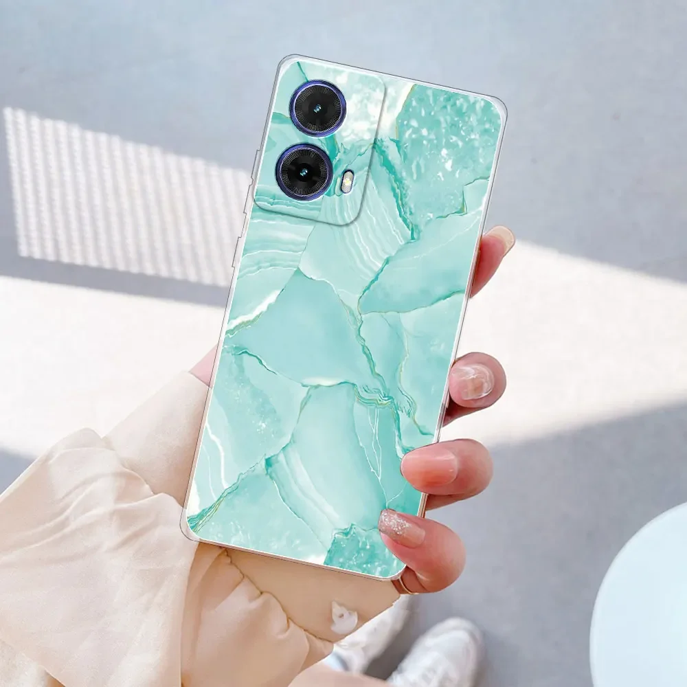 Чехол для Motorola Moto G85 5G прозрачный мягкий Силиконовый противоударный чехол XT2427