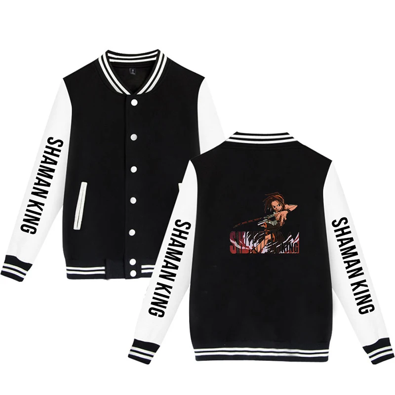 

Мужская/Женская бейсбольная куртка с длинным рукавом и карманами