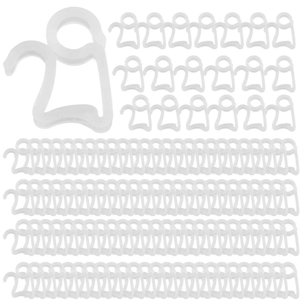 

120 шт. крючки для водосточных желобов, устойчивые к атмосферным воздействиям пластиковые праздничные зажимы для Рождественского украшения,...