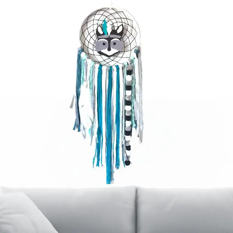 

Kids Room INS Nordic Style Indian Chiefs Dream Catcher Wind Chimes Pendant Children's Room Ornaments Hanging Ornaments