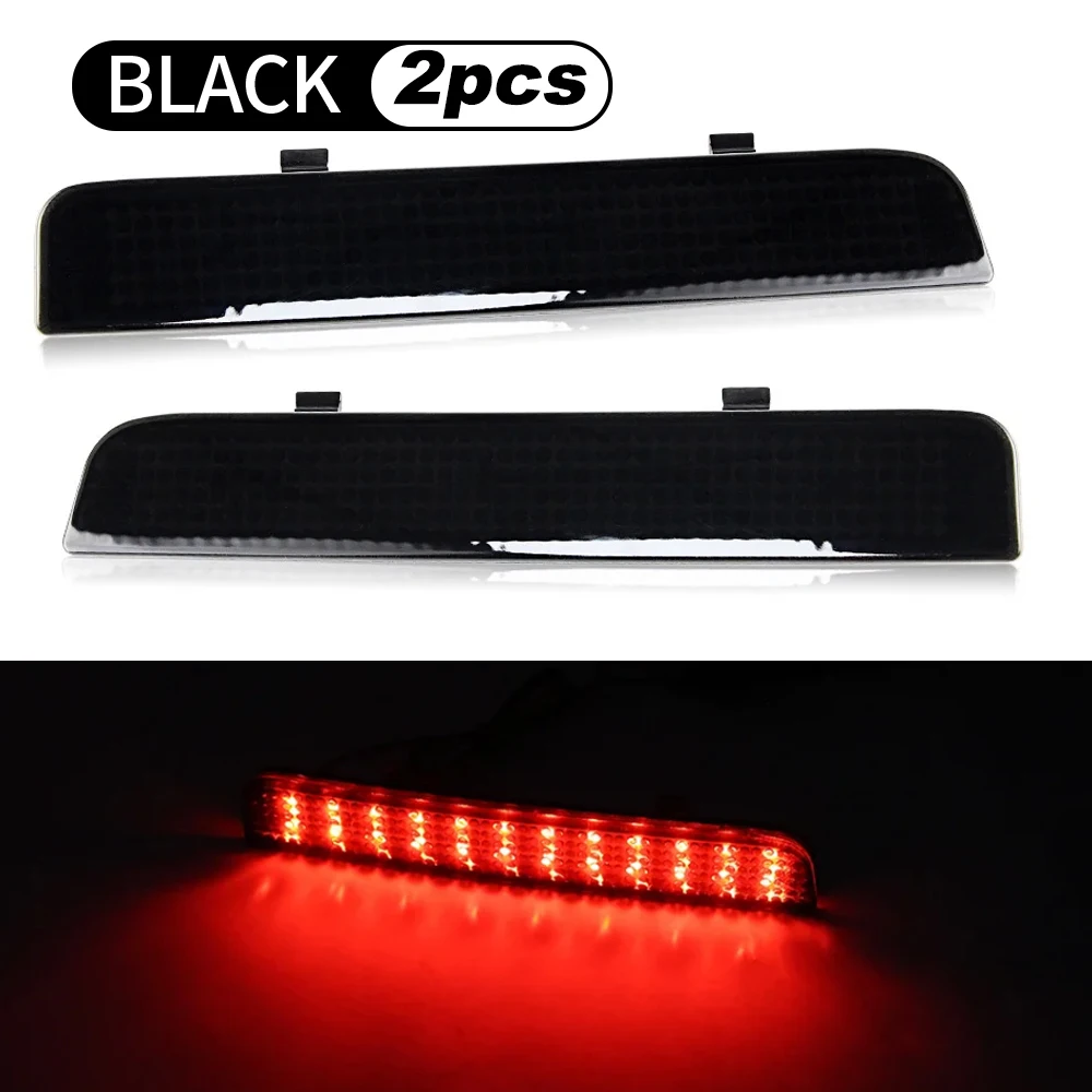 

2 шт. светодиодный задний фонарь заднего бампера для Land Rover Range Rover L322 Freelander LR2 OEM # LR 006348 LR 006349 отражатель бампера Стоп-сигнал