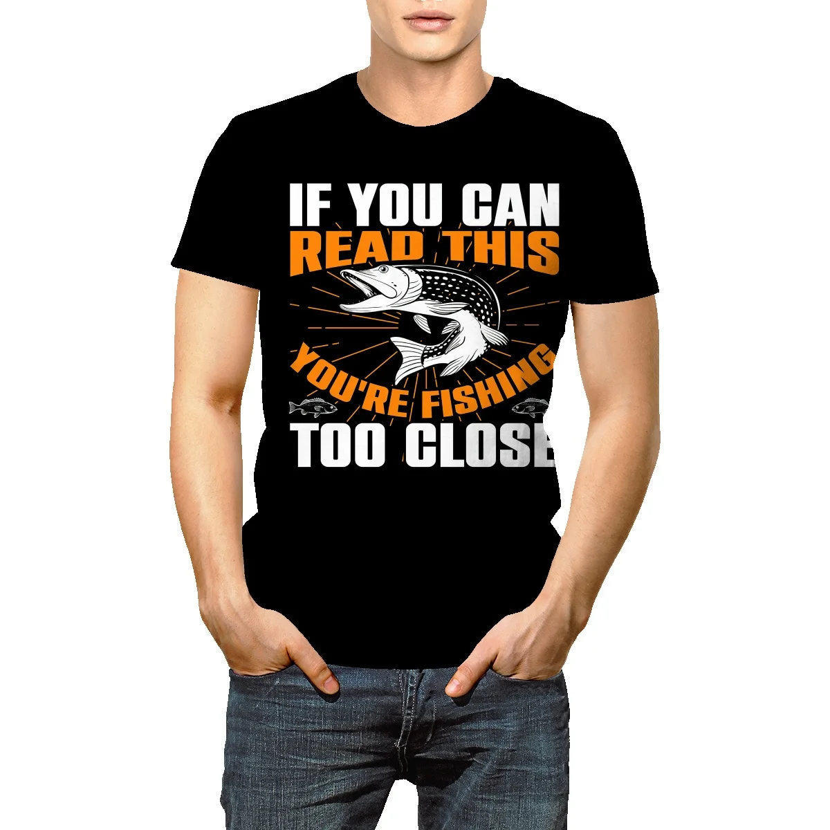 

Summer fishing clothes breathable men's thin fishing clothes quick-drying T-shirt fitness training clothes short sleeves