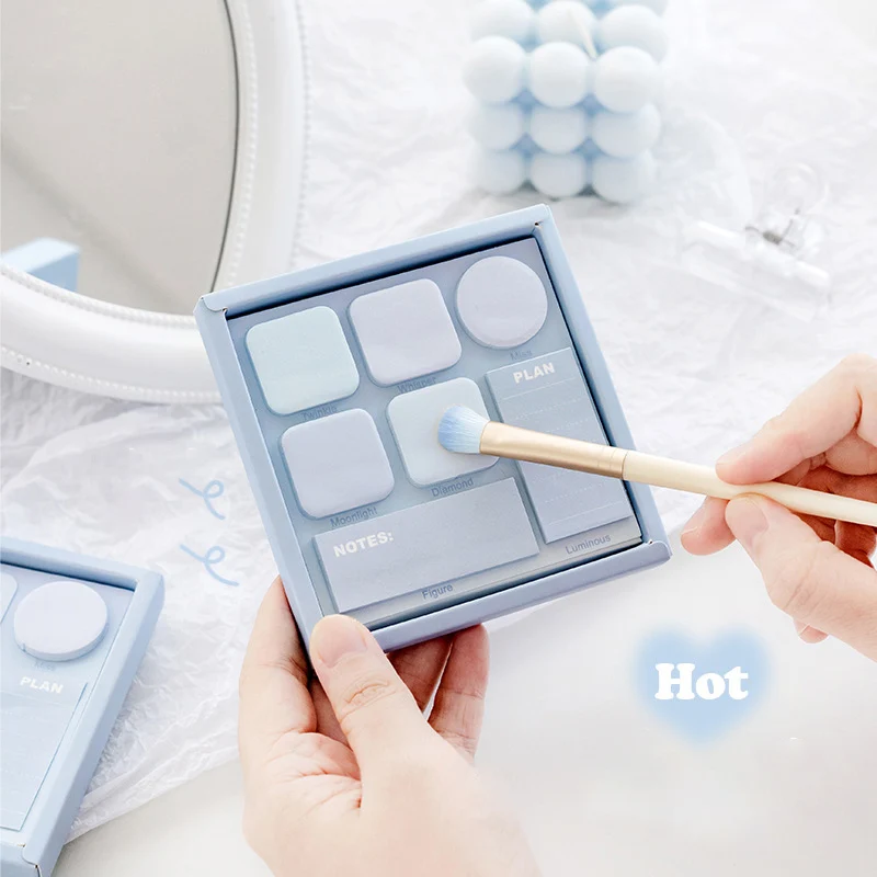 

Multi Sizes Memo Pads Kawaii Morandi Color Sticky Notes Mini Note Paper Journal Planner Notebook Index Stickers Cute Notepads