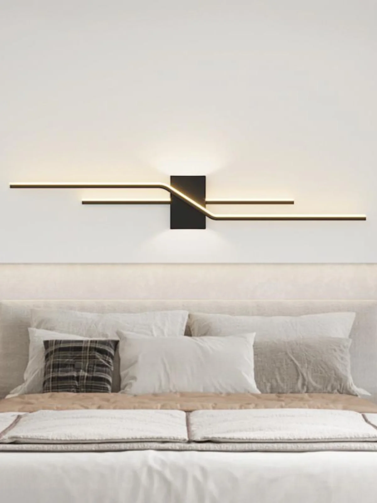 Минималистичная настенная лампа в полоску линейный светильник для гостиной с