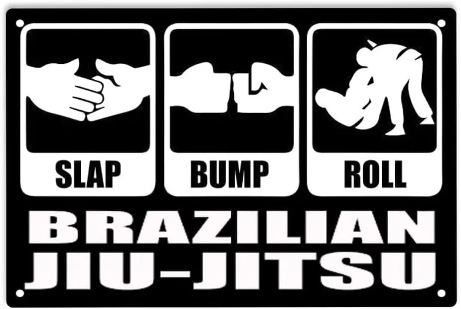 ERMUHEY Slap Bump Roll бразильский знак джиу-джитсу металлическая жестяная вывеска постер