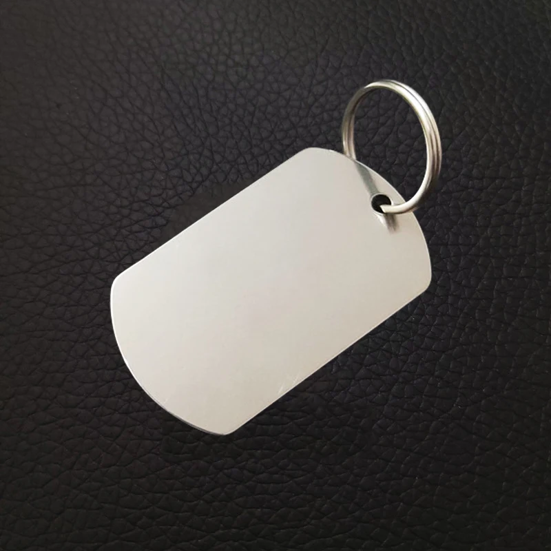 30 Оптовая нержавеющая сталь гладкая заготовка военная собака подвеска доска