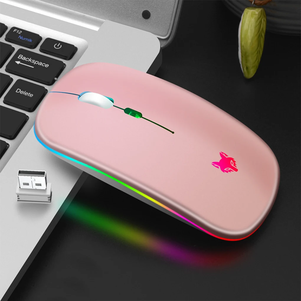 

2.4GHz Wireless Mouse 800/1200/1600/2400 DPI Gaming Cordless Mice with USB Receiver Office Desktop Replaceable Accessories
