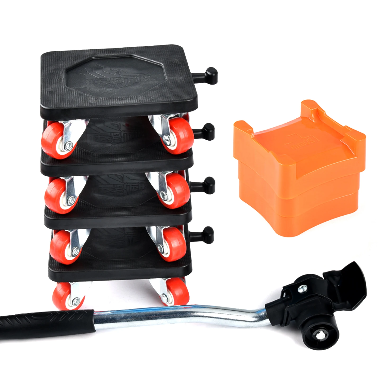 

Furniture Lifter Mover Tool Set Couches Transport Sofa Refrigerators Heavy Duty Leverage Universal Wheel 360 Degree Rotatable