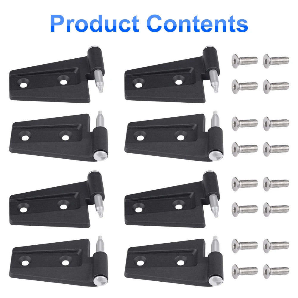 Комплект защитной накладки на дверные петли для Jeep Wrangler JK 4-дверный 2007-2018 гг.