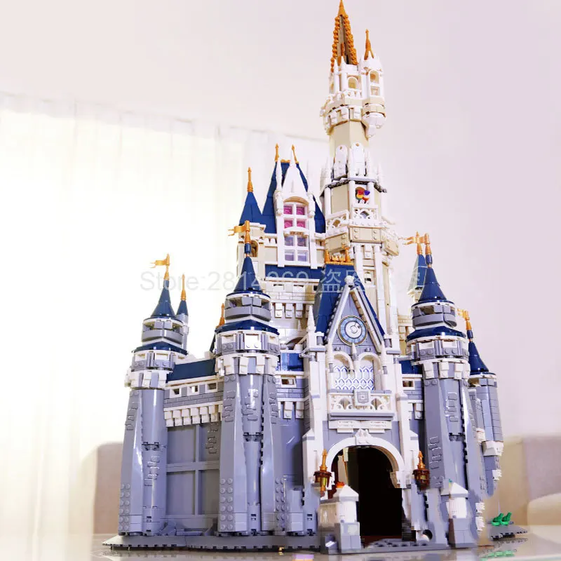 

Movie Cinderella Princess Castle City Model Building Block 4080Pcs Bricks Kid Toys For Children Gift Movie 71040