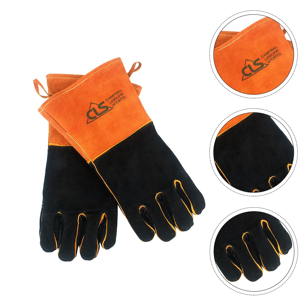 

1 Pair Outdoor BBQ Camping Glove Barbecue Protective