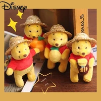 disney plush pendant holding honey pot winnie the pooh pendant plush doll ornament girl heart cartoon keychain bag pendant gift