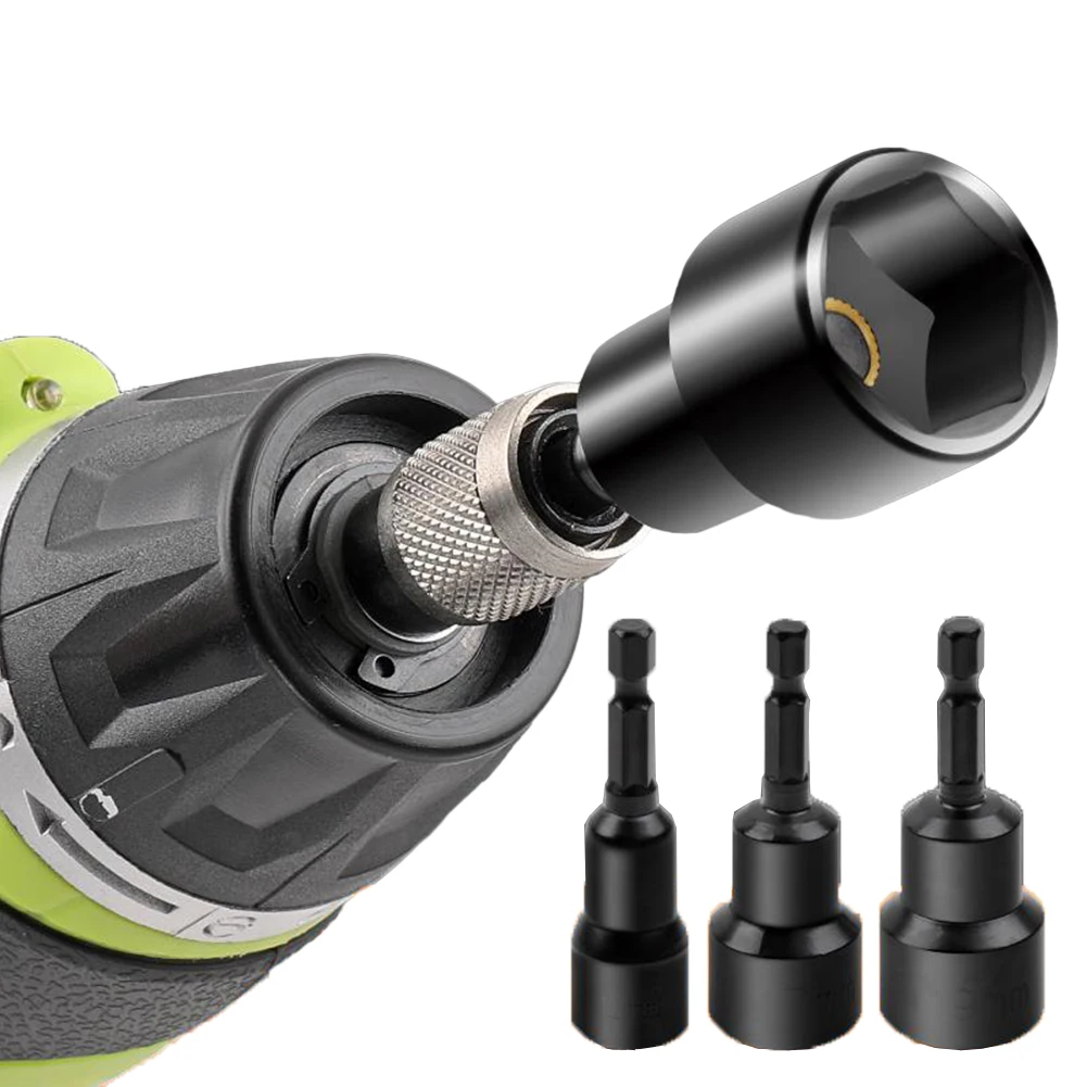 6-19 мм 1/4 дюйма магнитная гайка шестигранный хвостовик для электрической дрели