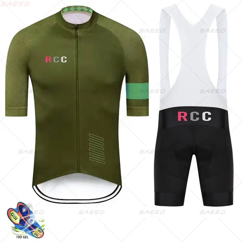 

Spain Maillot Ciclismo 2022 RCC Team Cycling Jersey Set Bib Pants Bicycle Clothing Jersey Mountain Raphaful Bike Wear Triathlon