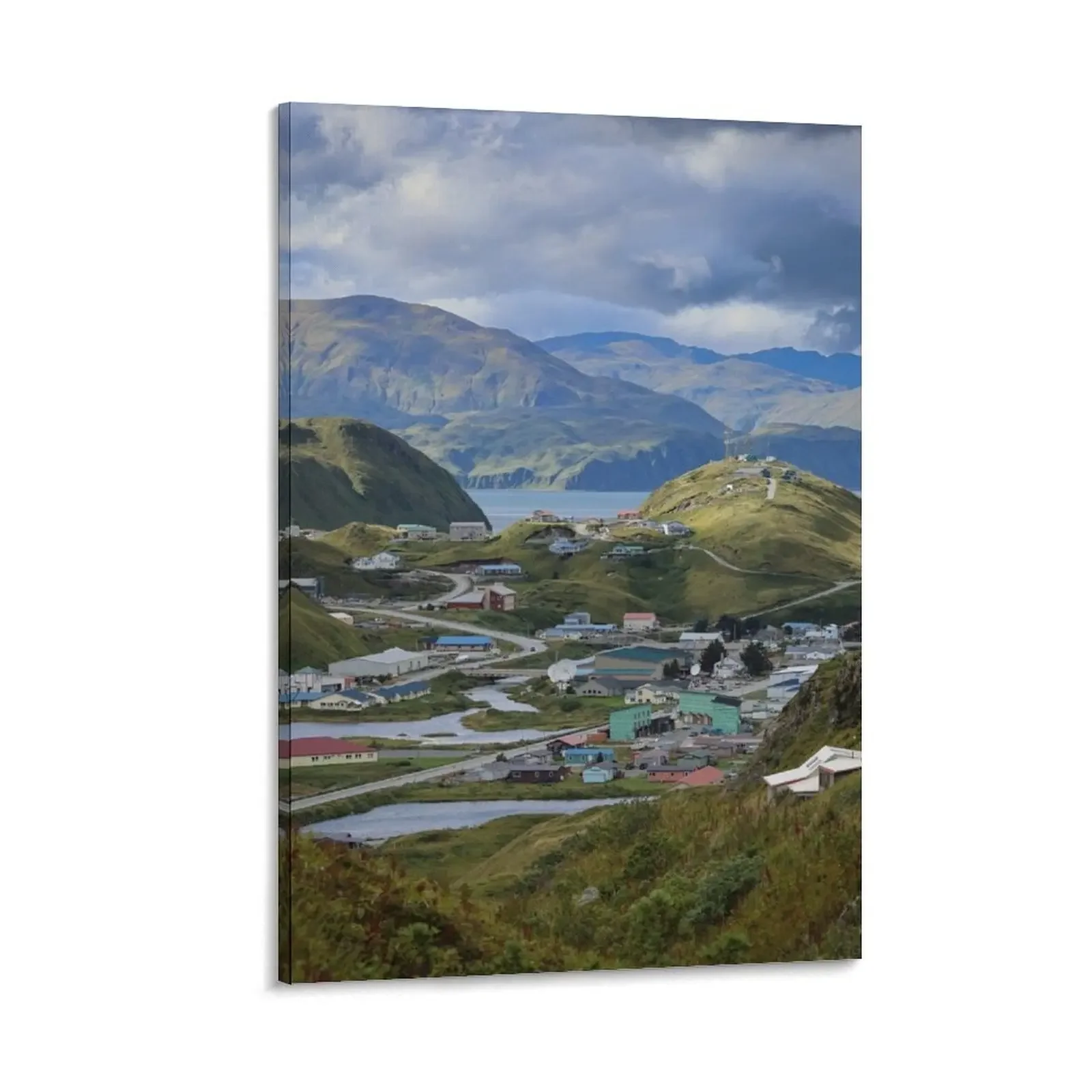 Печать на холсте AleutianLife Unalaska летний зеленый