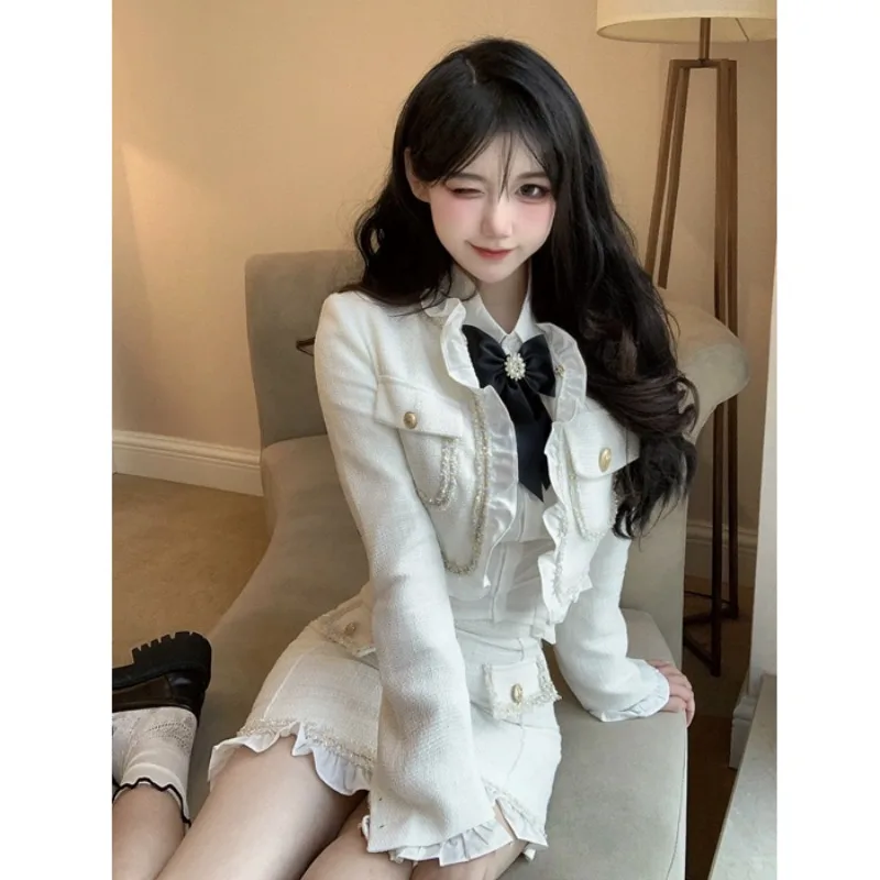 Женский весенний комплект Hikigawa из двух предметов: куртка с длинными рукавами и