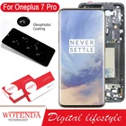 Дисплей с тачскрином 100% ''Amoled для Oneplus 7 Pro, ЖК-дисплей с рамкой, дигитайзер сенсорного экрана, запасные части, 6,67 оригинал