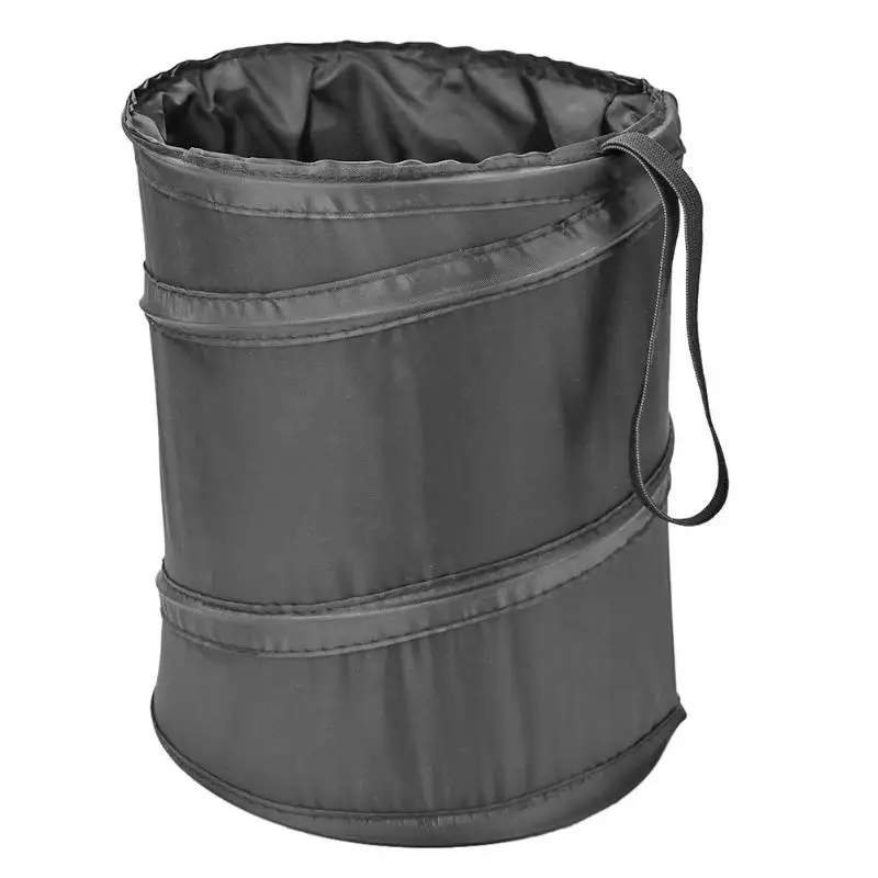 

Folding Trash Can For Car Storage Busket Oxford Fabric Rubbish Container For Waste Organizer Holder Universal Garbage Can Bin