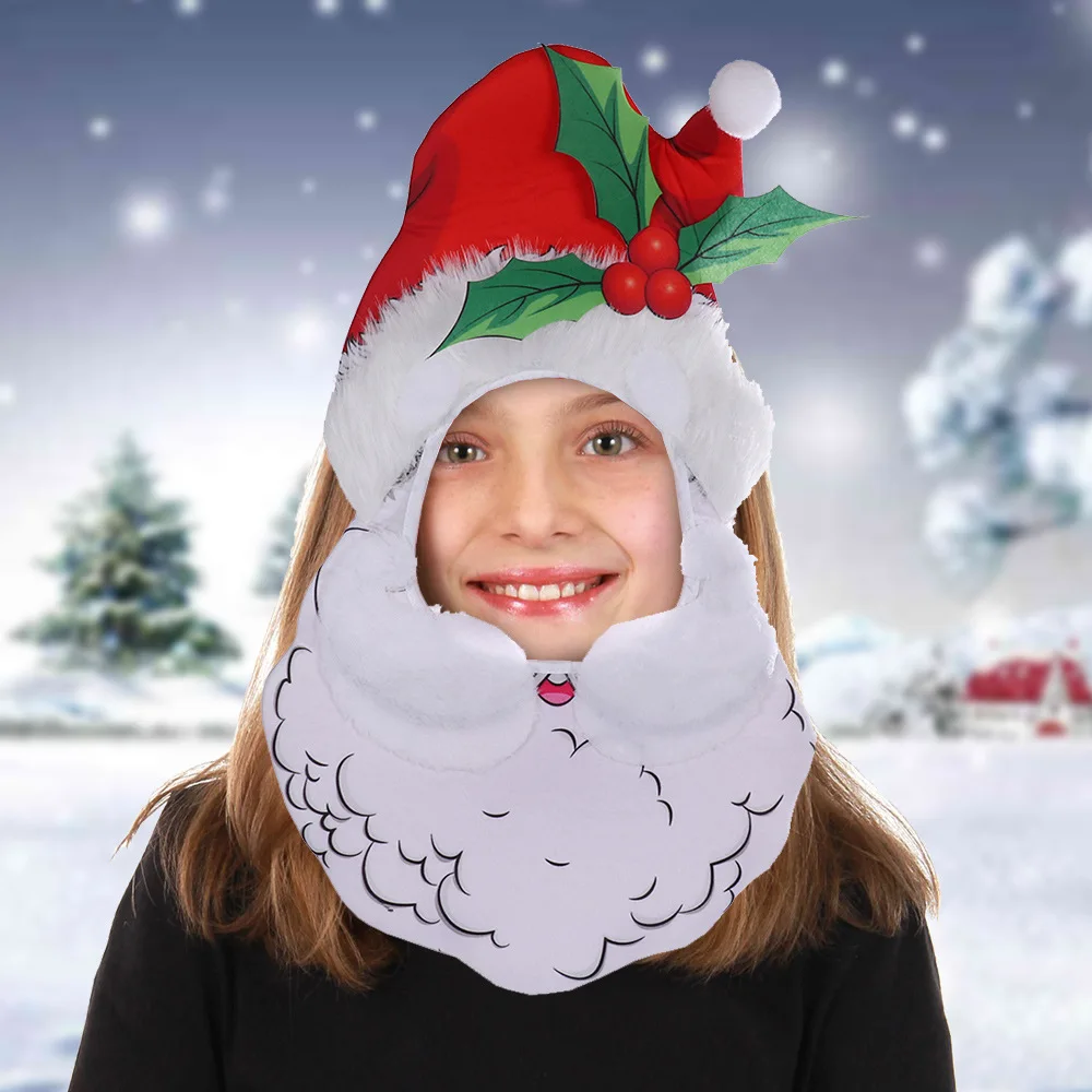 

Cosplay holiday party dance performance props headgear Christmas hat