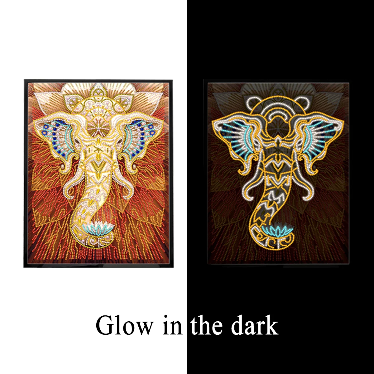 

Картина из страз 5D "сделай сам", искусство, мозаика со слоном, стразы, картина, вышивка крестиком, наборы для домашнего декора