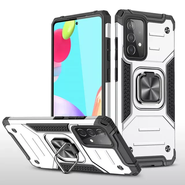 New in 13 73 A23 4G Shockproof Case Bumper for samsung Galaxy A52 Case Ring Panel A33 A12 A22S A 52 S A03 72 32 A52S 5G Phone Co