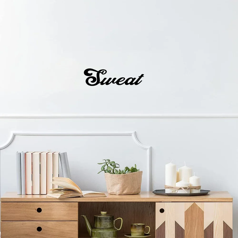 Гимнастическая доска с металлическими надписями Элегантные украшения на стену