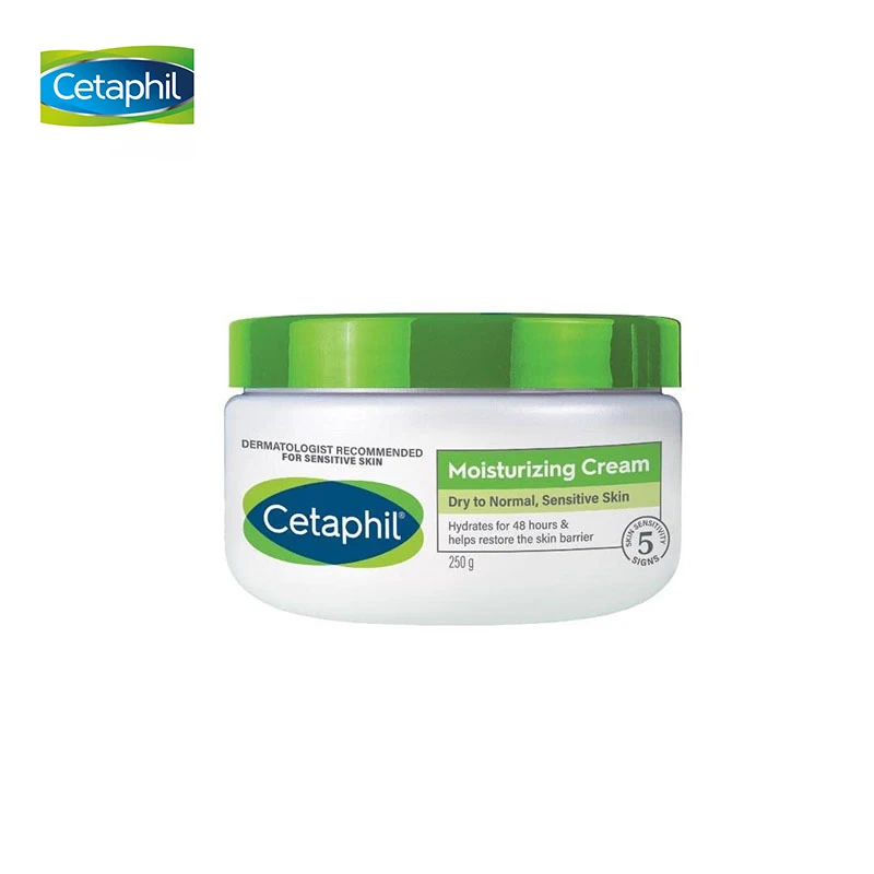 

Original Cetaphil Moisturising Cream Hydrating Moisturizer For Dry To Sensitive Skin Restores Skin Barrier Face Body Care 250g