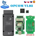 Диагностический кабель Opcom V5 V1.95, 2014 в PIC18F458 FTDI для Opel, сканер OBD2, флеш-прошивка, обновление op com OBD OBD2, автомобильный инструмент