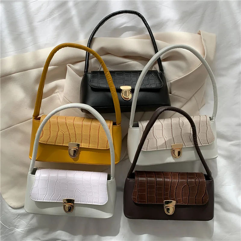 

Handbag Shoulder Underarm Light Retro Women's Bag Hand-held Small New Single-Shoulder Mini Messenger Phone Crossbody Bags