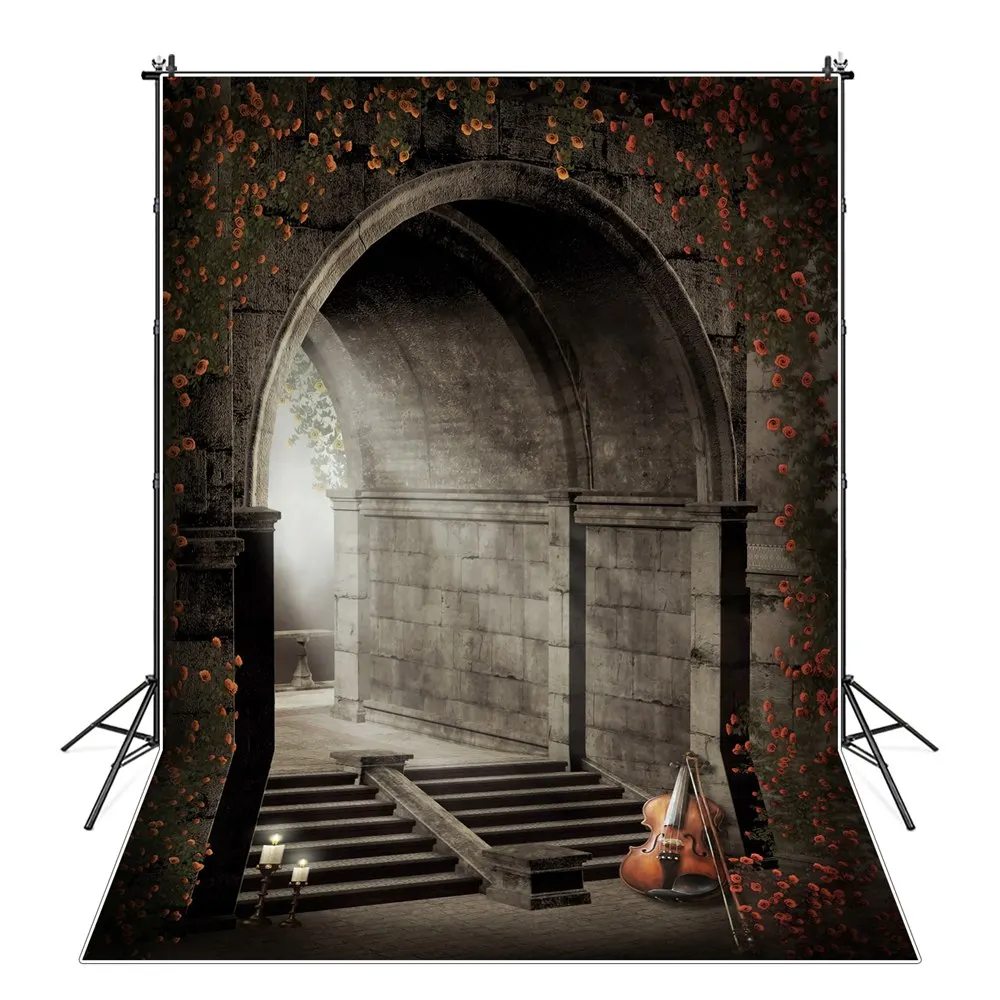 

Fairy Tale Cellar Door Photography Backgrounds Children Magic Forest Moonlight Birthday Backdrops Photographic Portrait Props